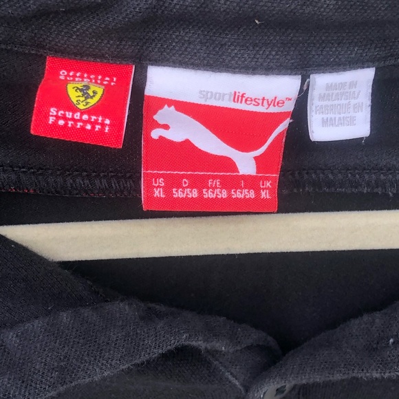 Ferrari x Puma Italy Polo Shirt Size XL - Picture 2 of 4